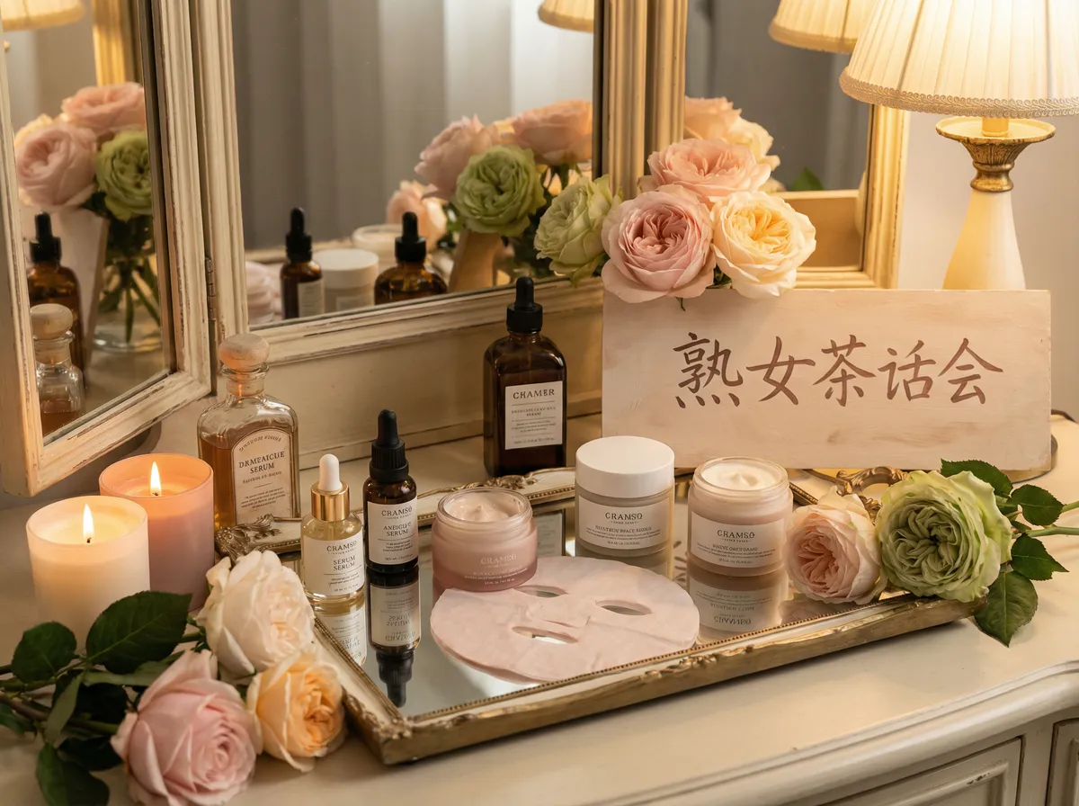 波波娱乐 社区推荐的护肤品梳妆台